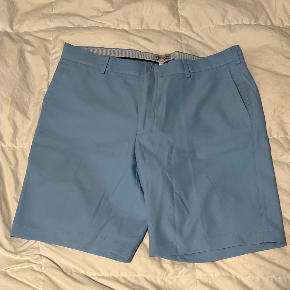 Peter Millar Men's Light Blue Shorts size 34